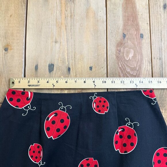 Briggs Ladybug Skirt Black Red Pencil 12 New‎ York Nature - Picture 8 of 8